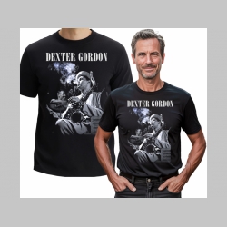 Dexter Gordon čierne p&aacute;nske tričko materi&aacute;l 100% bavlna
